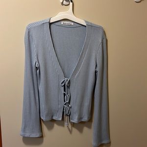 Reformation blue sweater. Worn once! Really soft and comfy.